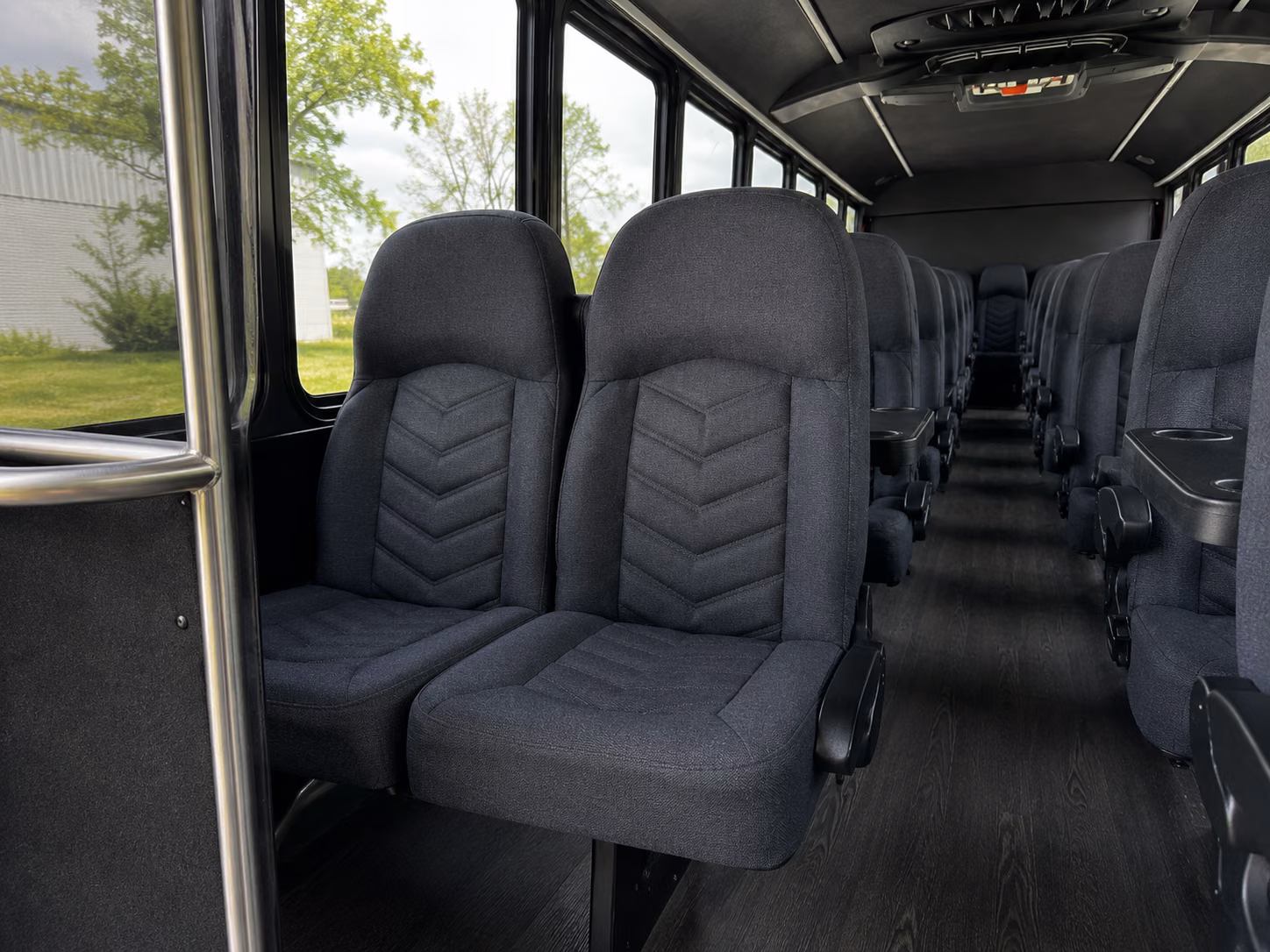 lansing 18 passenger minibus inside