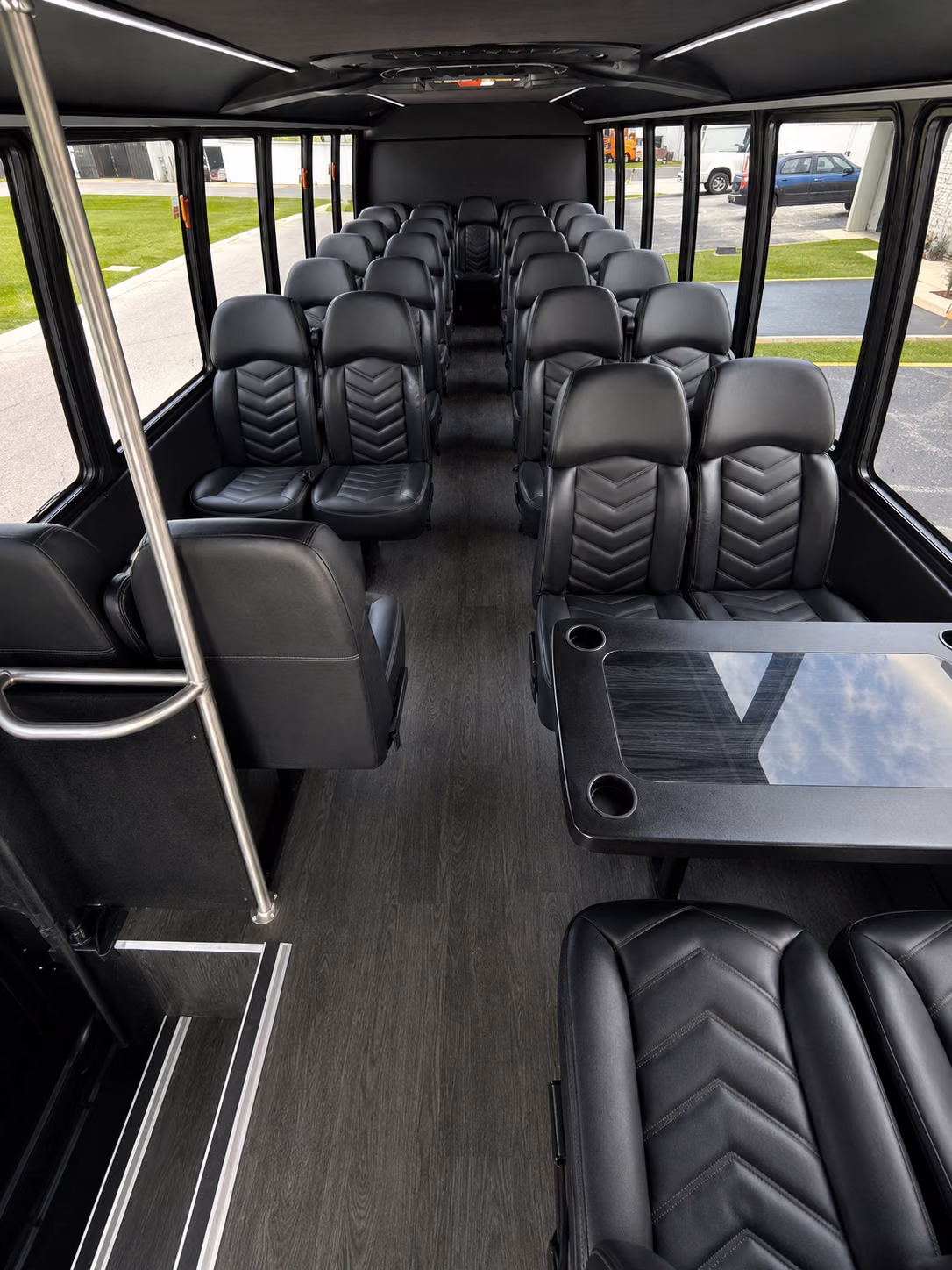 lansing 18 passenger minibus interior