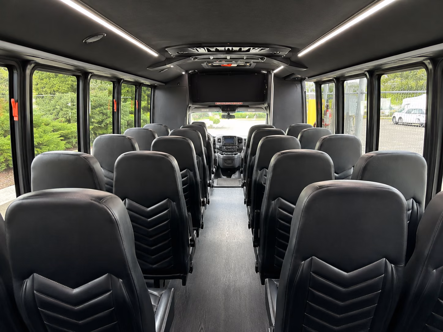 lansing 20 passenger minibus inside