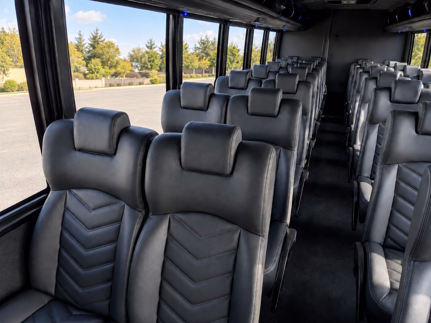 lansing 20 passenger minibus interior