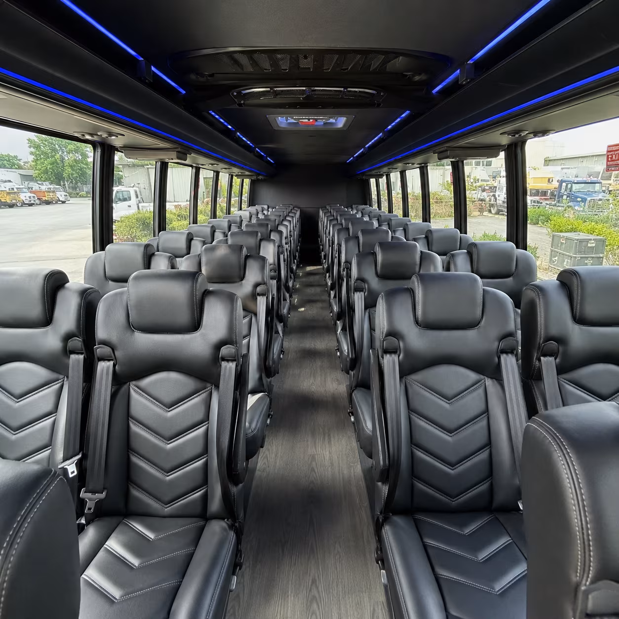 lansing 25 passenger minibus interior