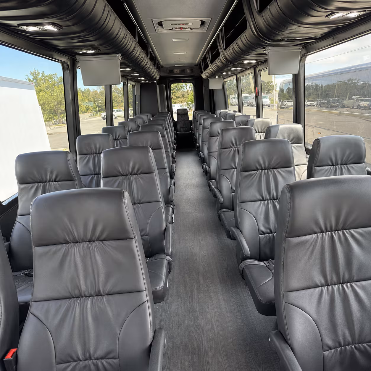 lansing 28 passenger minibus inside