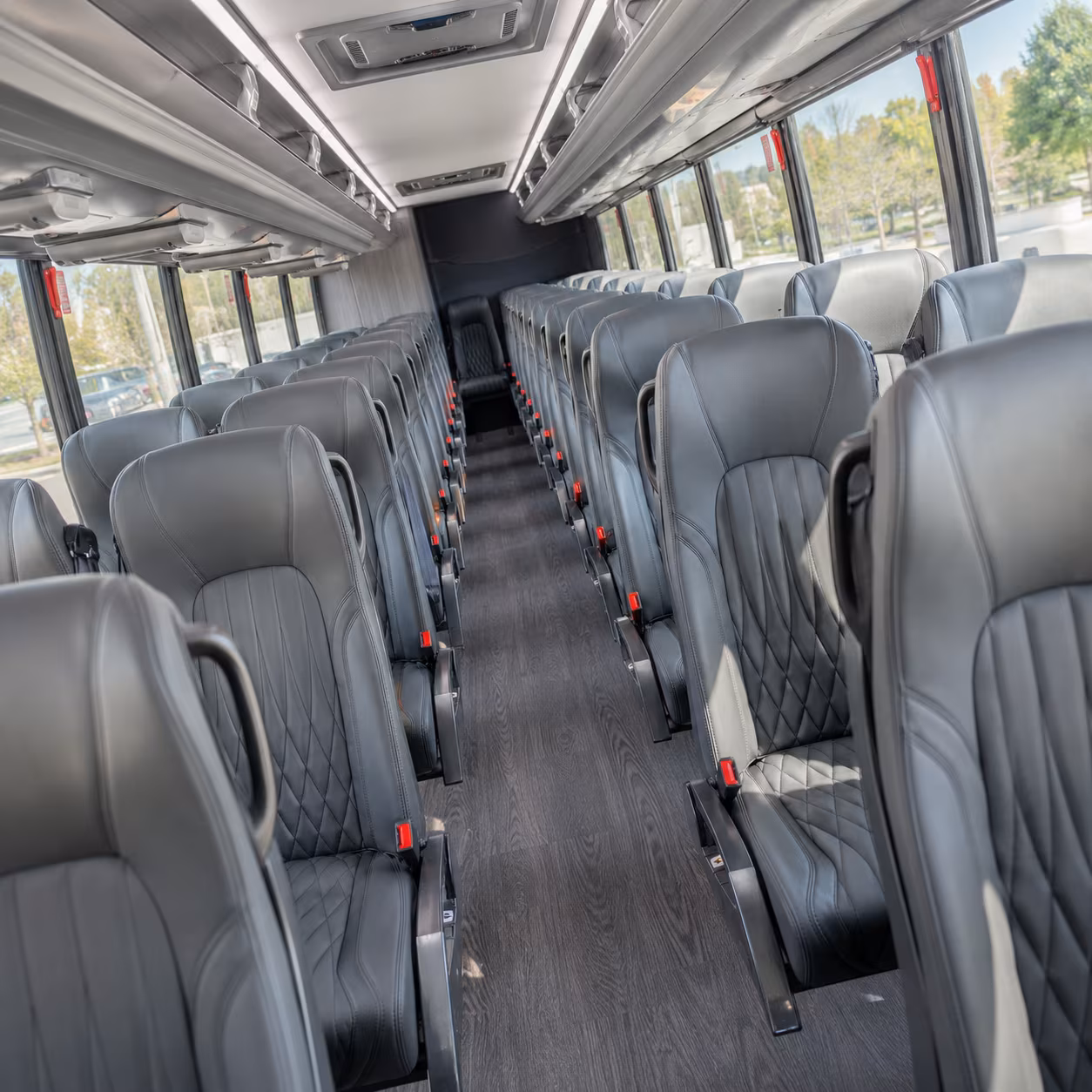 lansing 28 passenger minibus interior