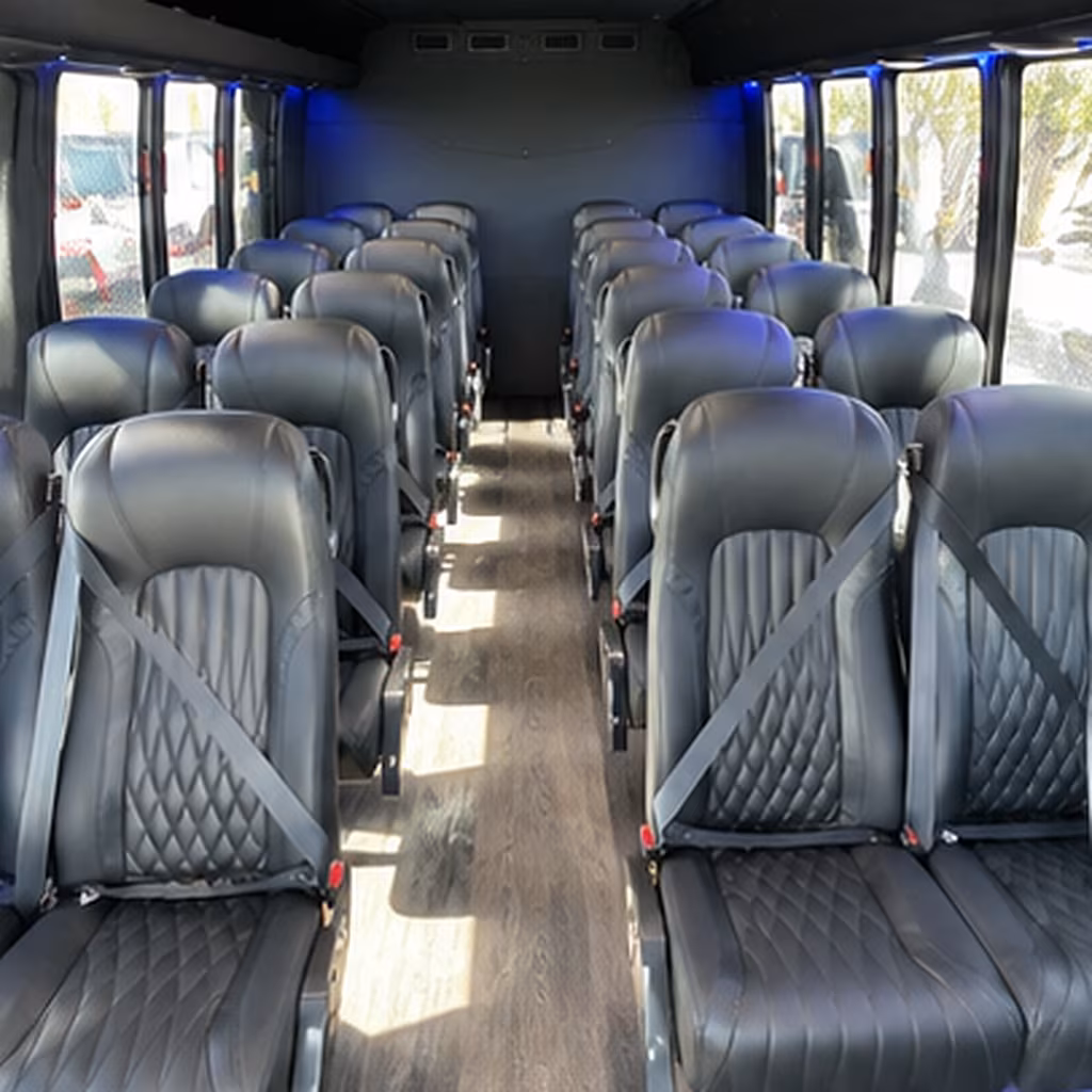 lansing 35 passenger minibus inside