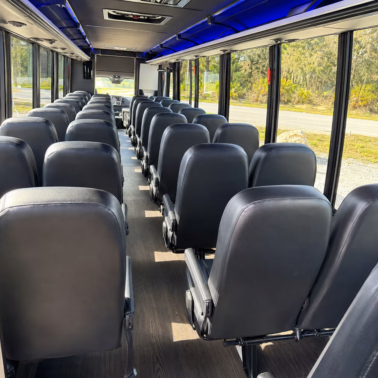 lansing 35 passenger minibus interior