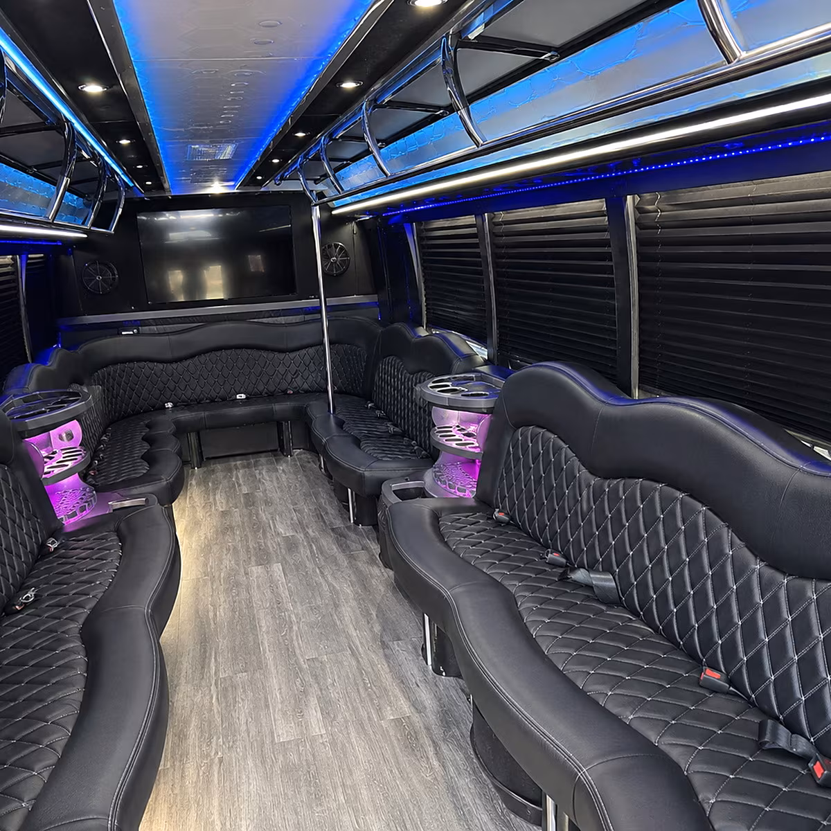 lansing party bus interior