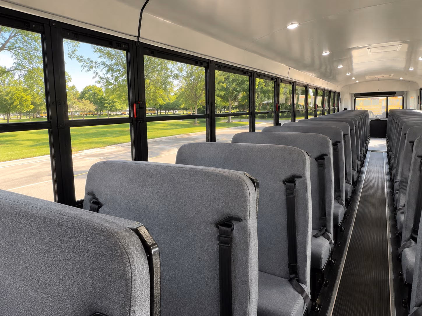 lansing school bus inside